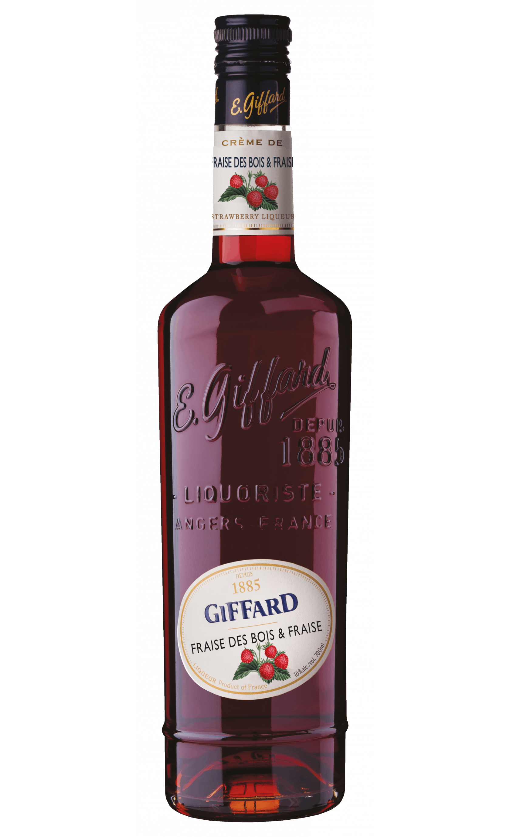 Crème de Fraise des bois & Fraise - Walderdbeere Likör