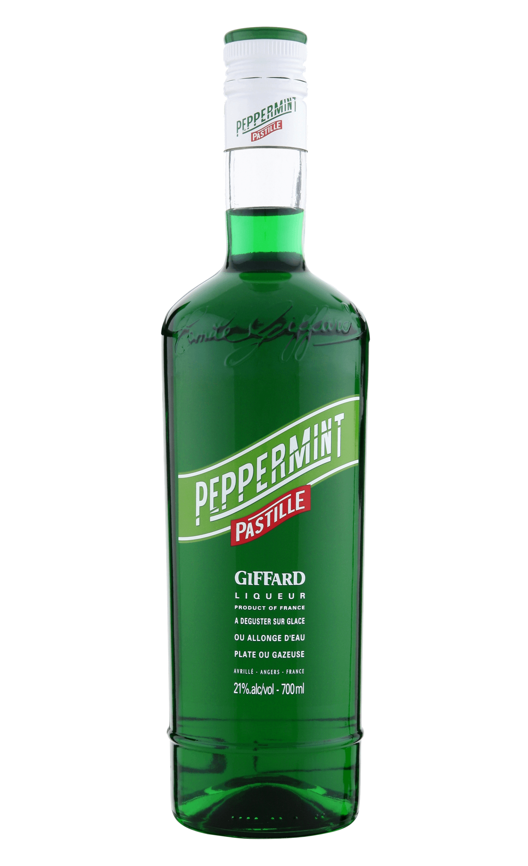 Since 1885 till today unchanged recipe Giffard Menthe Pastille