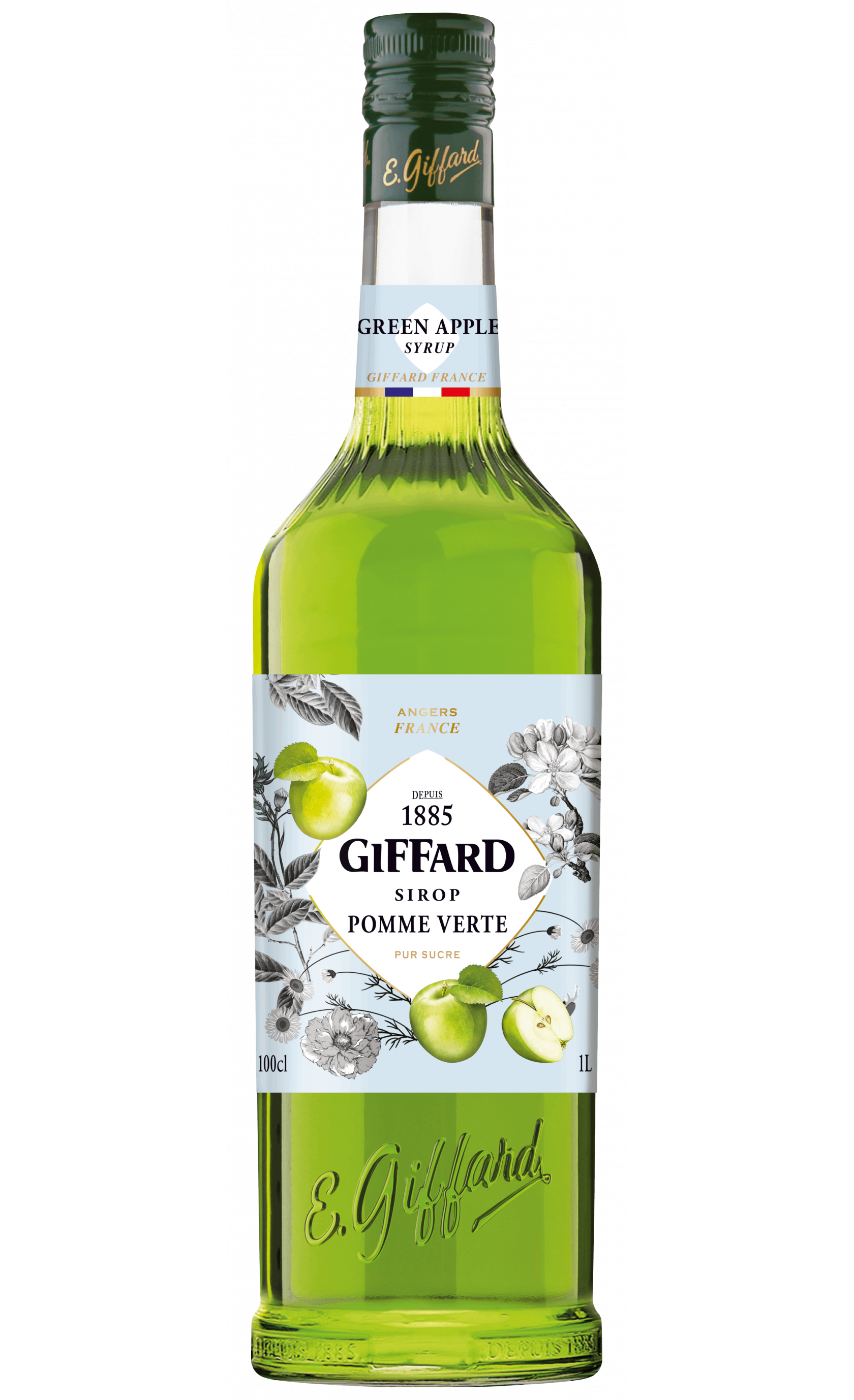 Grüner Apfel Sirup