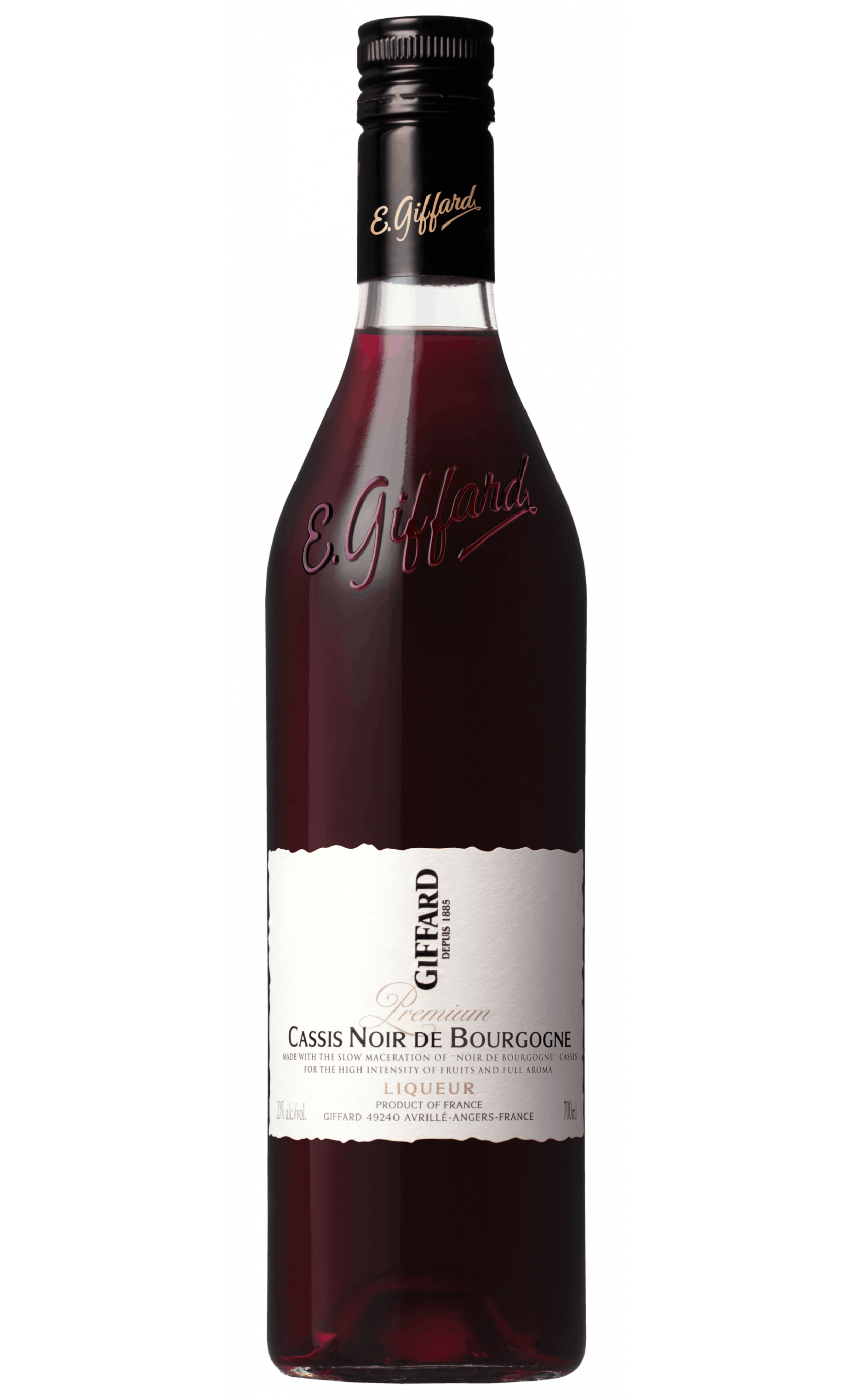 Liqueur Cassis Noir de Bourgogne